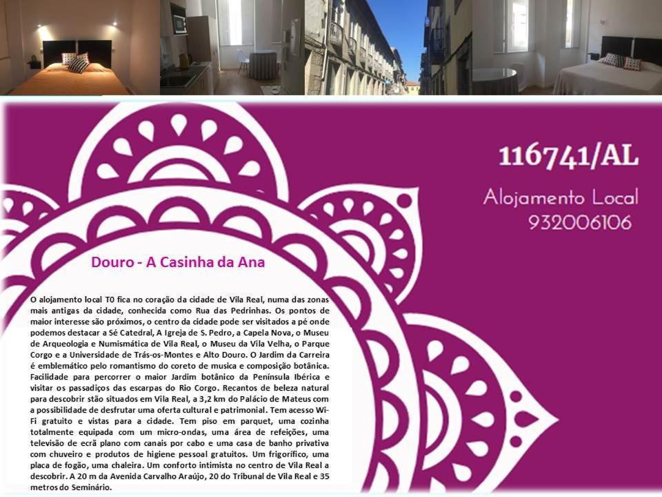 빌라레알 Douro - A Casinha Da Ana 아파트 외부 사진
